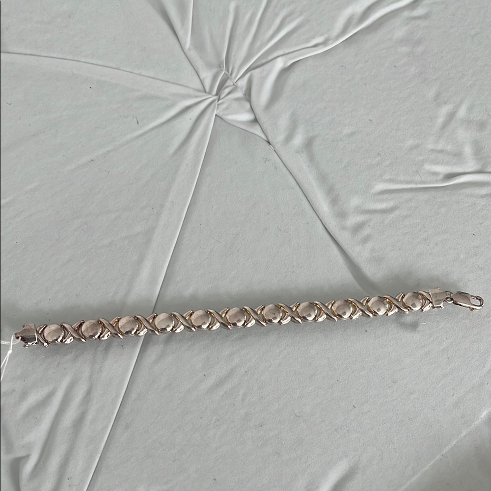 Silver Tennis Bracelet with Sparkling Stones
